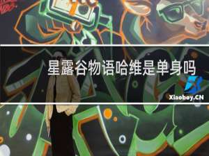 星露谷物语哈维是单身吗