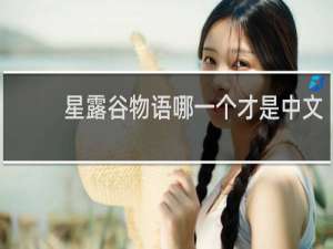 星露谷物语哪一个才是中文