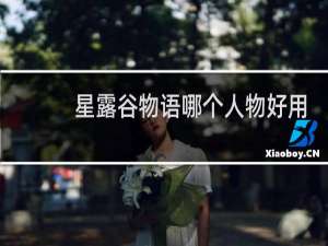 星露谷物语哪个人物好用