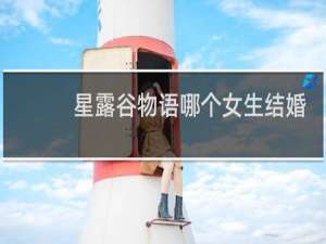 星露谷物语哪个女生结婚