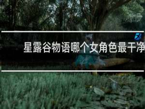 星露谷物语哪个女角色最干净
