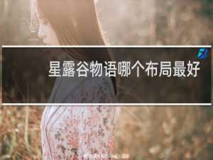 星露谷物语哪个布局最好
