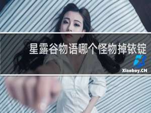 星露谷物语哪个怪物掉铱锭