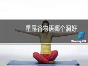 星露谷物语哪个洞好