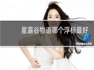 星露谷物语哪个浮标最好