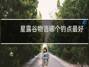 星露谷物语哪个钓点最好