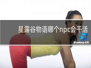 星露谷物语哪个npc会干活