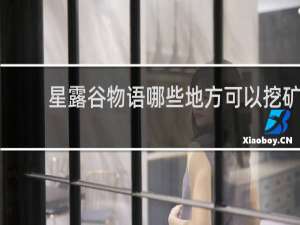 星露谷物语哪些地方可以挖矿