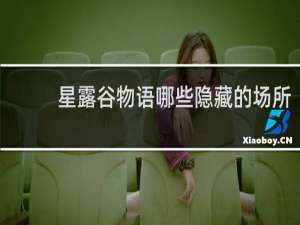 星露谷物语哪些隐藏的场所