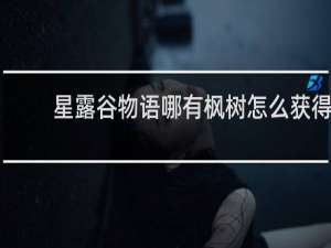 星露谷物语哪有枫树怎么获得