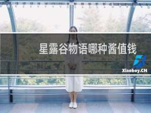 星露谷物语哪种酱值钱