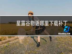 星露谷物语哪里下载补丁