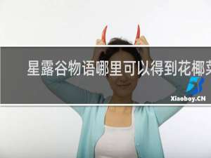 星露谷物语哪里可以得到花椰菜