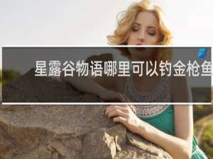 星露谷物语哪里可以钓金枪鱼