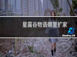 星露谷物语哪里扩家