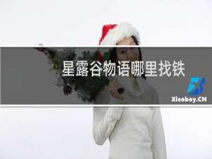 星露谷物语哪里找铁