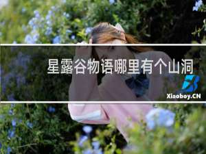 星露谷物语哪里有个山洞