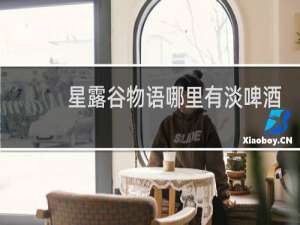 星露谷物语哪里有淡啤酒