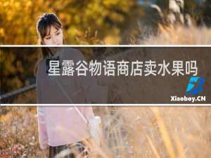星露谷物语商店卖水果吗