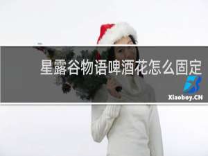 星露谷物语啤酒花怎么固定
