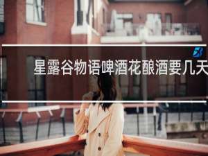 星露谷物语啤酒花酿酒要几天