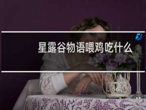 星露谷物语喂鸡吃什么