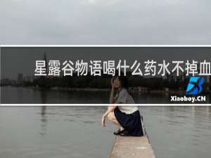 星露谷物语喝什么药水不掉血