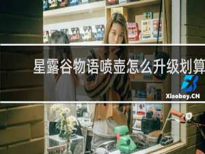 星露谷物语喷壶怎么升级划算