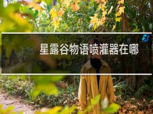 星露谷物语喷灌器在哪