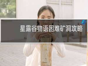 星露谷物语困难矿洞攻略