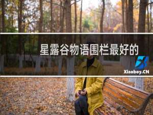 星露谷物语围栏最好的