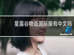 星露谷物语国际服有中文吗