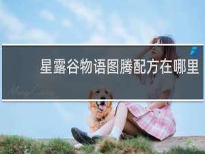 星露谷物语图腾配方在哪里