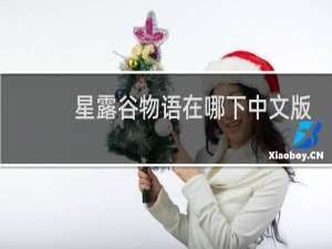 星露谷物语在哪下中文版