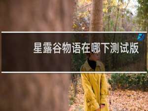 星露谷物语在哪下测试版
