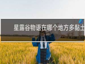 星露谷物语在哪个地方多黏土