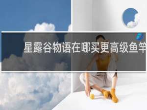 星露谷物语在哪买更高级鱼竿