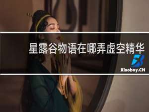 星露谷物语在哪弄虚空精华