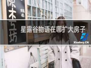 星露谷物语在哪扩大房子