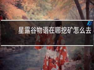 星露谷物语在哪挖矿怎么去