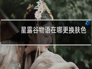 星露谷物语在哪更换肤色