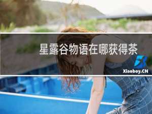 星露谷物语在哪获得茶