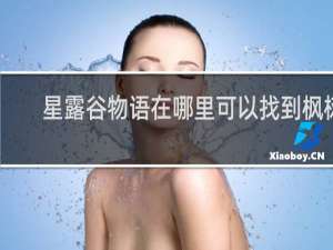 星露谷物语在哪里可以找到枫树