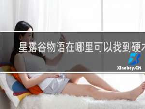 星露谷物语在哪里可以找到硬木