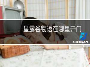 星露谷物语在哪里开门