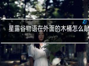 星露谷物语在外面的木桶怎么敲掉