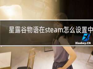 星露谷物语在steam怎么设置中文