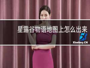 星露谷物语地图上怎么出来