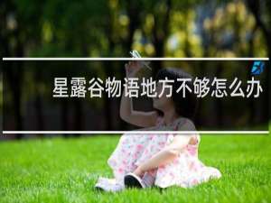 星露谷物语地方不够怎么办