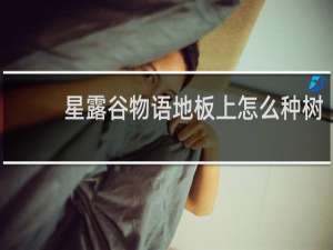 星露谷物语地板上怎么种树